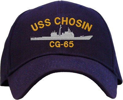 USS Chosin CG-65 Embroidered Baseball Cap 3 Colors Available