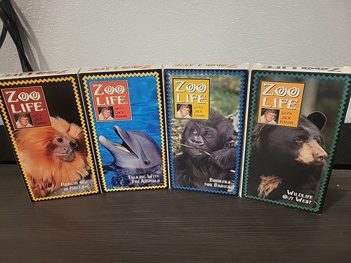 Pädagogische Filme VHS - Zoo Life mit Jack Hanna VHS Band Set