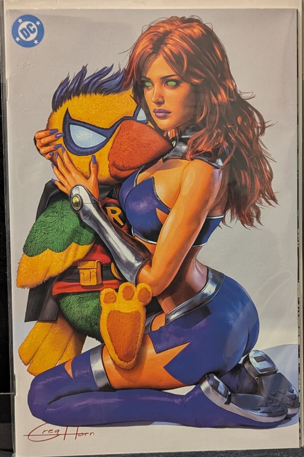 The New Teen Titans #1 Greg Horn Nycc Exclusive Starfire Virgin Variant Ltd 500