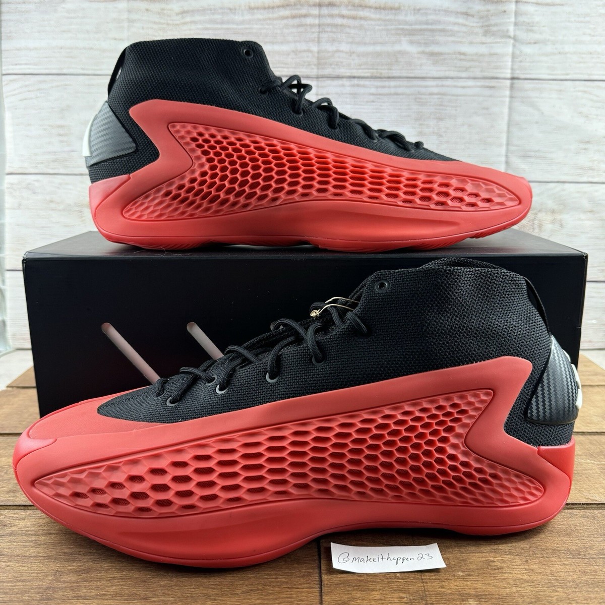 Adidas AE 1 'Pure Ruby' Red Black Georgia IG6669 Basketball Shoes