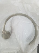 delta modern towel ring satin nickel