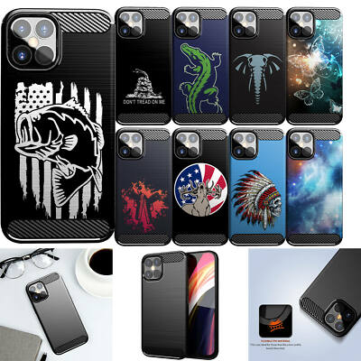 For [iPhone 12/ iPhone 12 Pro][Flex TPU Fiber SET8] TPU Slim Flexible Grip Case