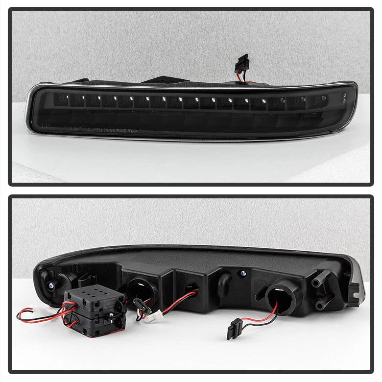 Luces de señalización DRL diseño LED 1999-2006 GMC Sierra Yukon luces de parachoques de estacionamiento Foto 4 de 4