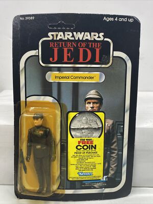 Star Wars ROTJ Imperial Commander MOC 77-Back 1983 Unpunched