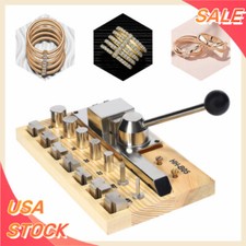 Making Jewelry Ring Bender Tool Hand Crank Ring Bracelet Press Bending Machine