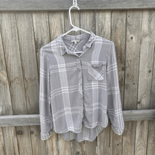 Vintage Calvin Klein Jeans button down long sleeve shirt size large.