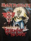 Iron Maiden NUMBER OF THE BEAST UK Tour T-shirt 1982 Beast on the Road Dates — photo 1