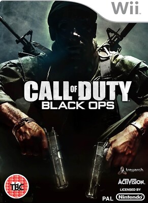 Call of Duty Black Ops Nintendo Wii PAL UK EXCELLENT Condition SHOOTER COD