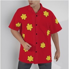 Quagmire Costume Hawaiian Shirt With Button Closure