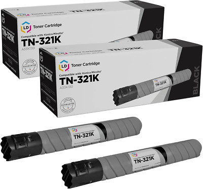Products Compatible Konica Minolta TN-321K A33K130 Toner Cartridge  for Use in B