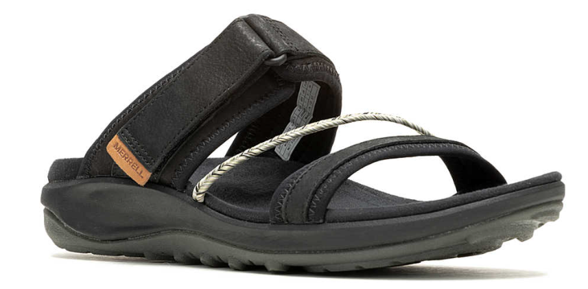 Sandali comfort neri Merrell Terran 4 slide donna taglie 5 11 NUOVI!!!!