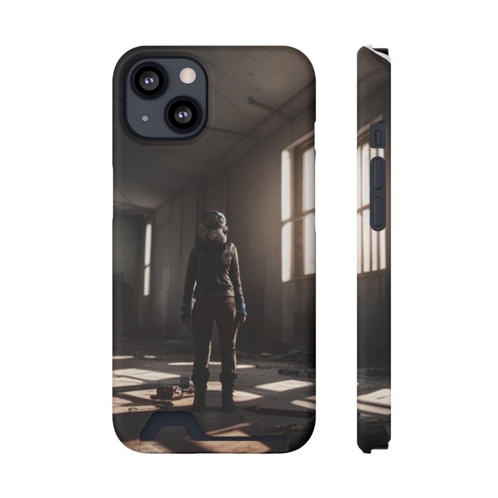 Slim Protective Phone Case with Built-in Card Holder  