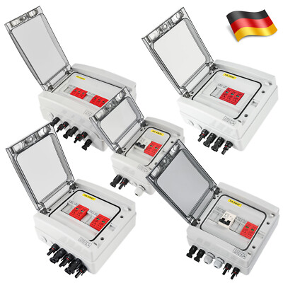 Photovoltaik Solar Anschlusskasten DC 1/2-Strings Überspannungsschutz PV 0% MwSt