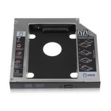 Optical Bay 2nd SATA HDD Hard Drive Disk Caddy CD-ROM For Laptop NoteBook PC