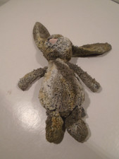 Jellycat London Bashful Floppy Bunny Rabbit Plush 12” Pistachio Grey beige Brown