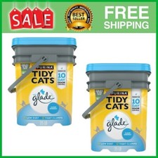 Purina Tidy Cats Glade Clear Springs Multi Cat Clumping Cat Litter - Pack of 2