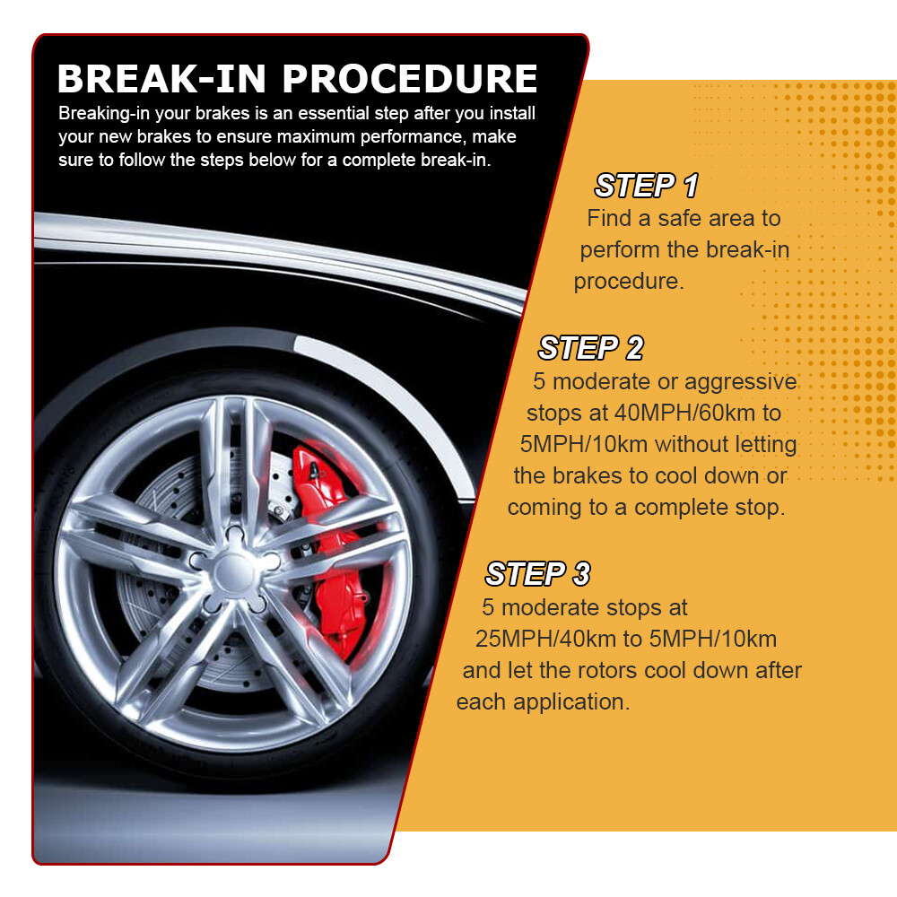 Front & Rear Ceramic Disc Brake Pads for Honda Pilot, Acura MDX, Honda Ridgeline