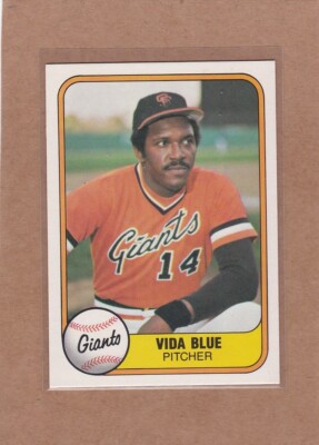 1981 FLEER BASEBALL VIDA BLUE #432 GIANTS NMMT OR BETTER *E1509