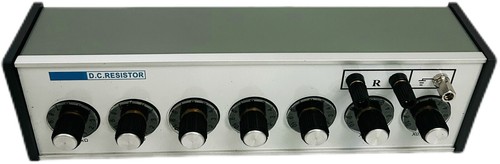 Resistencia DC Caja de resistencia de 7 esferas década como mínimo Step 0.01Ω cables de aleación empleados - Imagen 4 de 6