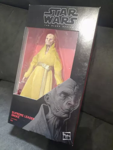 STAR WARS NEW BLACK SERIES 6" INCH LAST JEDI SUPREME LEADER SNOKE 54 MISB FIGURE