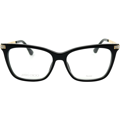 Jimmy Choo JC353 Womens Plastic Eyeglass Frame 0807 Black 53-15 - Picture 3 of 6