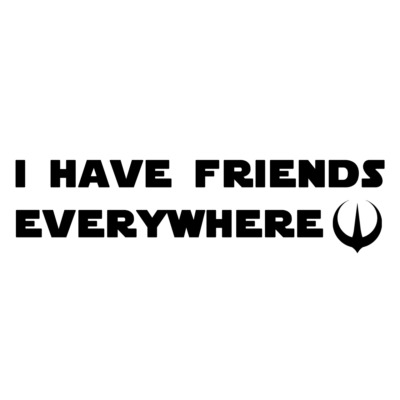 #ad #ad I have Friends Everywhere Star Wars Andor Custom Vinyl Die Cut Decal $5.00