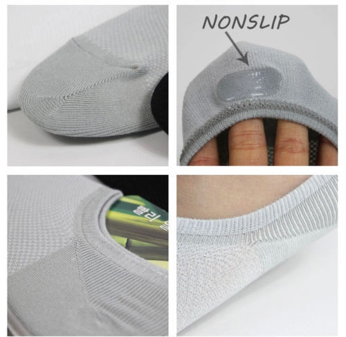 6/12 Paar Herren/Damen Bambusfaser Halbschuh Boot Socken Liner niedrig geschnitten unsichtbare Socken - Bild 3 von 24