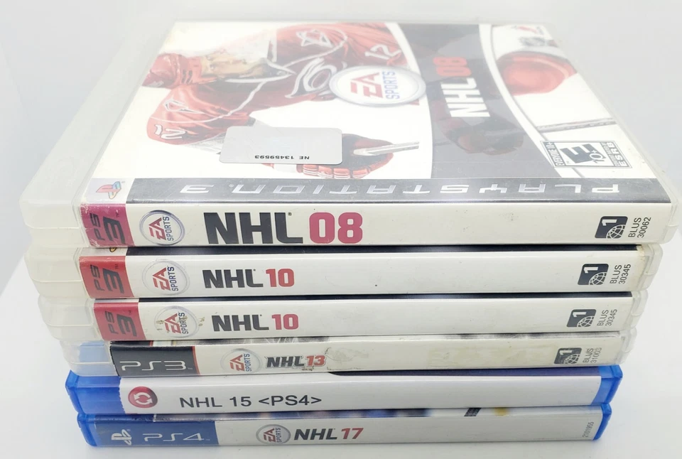 6 Game LOT NHL 2008-2017 (Sony PlayStation PS3, PS4) Authentic! CIB! Mint! 🔥 - Image 3 of 4