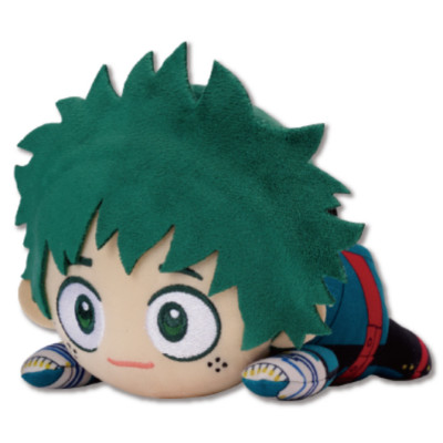 Bandai My Hero Academia Pitatto Relaxing Plush Doll Izuku Midoriya Deku Nesoberi