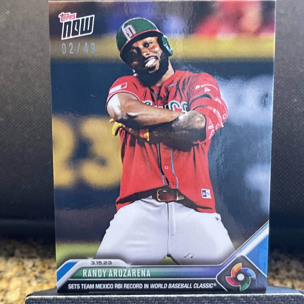 2023 Topps NOW WORLD BB CLASSIC WBC-49 RANDY AROZARENA TEAM