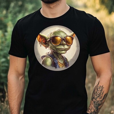 Mens Goblin Sunglasses Print Cotton T-Shirt Size XS to 5XL