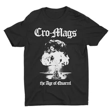 New Cro-Mags - The Age Of Quarrel Cotton Black All Size T Shirt For Men CS310