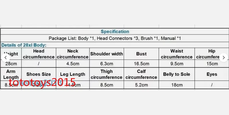 LDDOLL 28XL 1/6 Super Large Breast with details Figure Body Fit Female Head Toy - Image 3 of 4