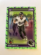Isaiah Likely 2024 Score Football Halloween Green Bats Parallel #21 Ravens
