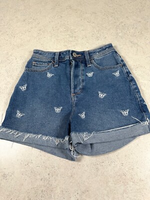Hollister Jean Shorts Curvy Ultra High Rise Mom Short 3” Size 00