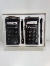 2 New Vintage Westinghouse COMMUNICATOR Transceivers H962TCR8  Carrying Cases