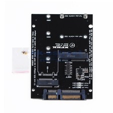 2 in 1 mSATA to SATA NGFF M.2 to SATA3 SSD Converter Adapter Card