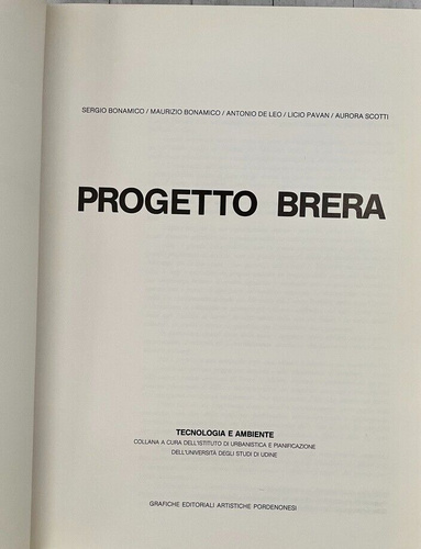 BRERA PROJECT TECHNOLOGY ENVIRONMENT Progetto Brera ITALIAN LANGUAGE Art Book - Picture 9 of 10