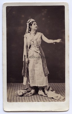 Righi Selene Mima Milanese Mailand Italien Italie CDV Von Rossi Vintage Ca 1870