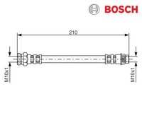 Bremsschlauch Bosch 1987476913 FüR Peugeot 308 I 308 Sw I Ds
