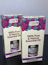 Personal Care 100% Pure & Natural Essential Oil Lavender 0.27oz New 2pk