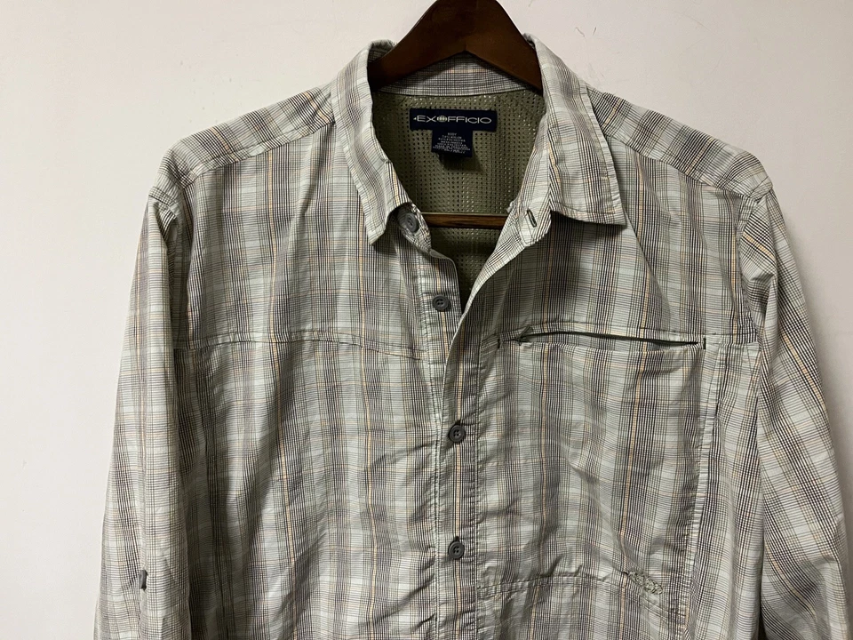 Camisa Ex Officio Manga Larga Nylon/Poliéster Pesca Exterior Talla XL Foto 2 de 4