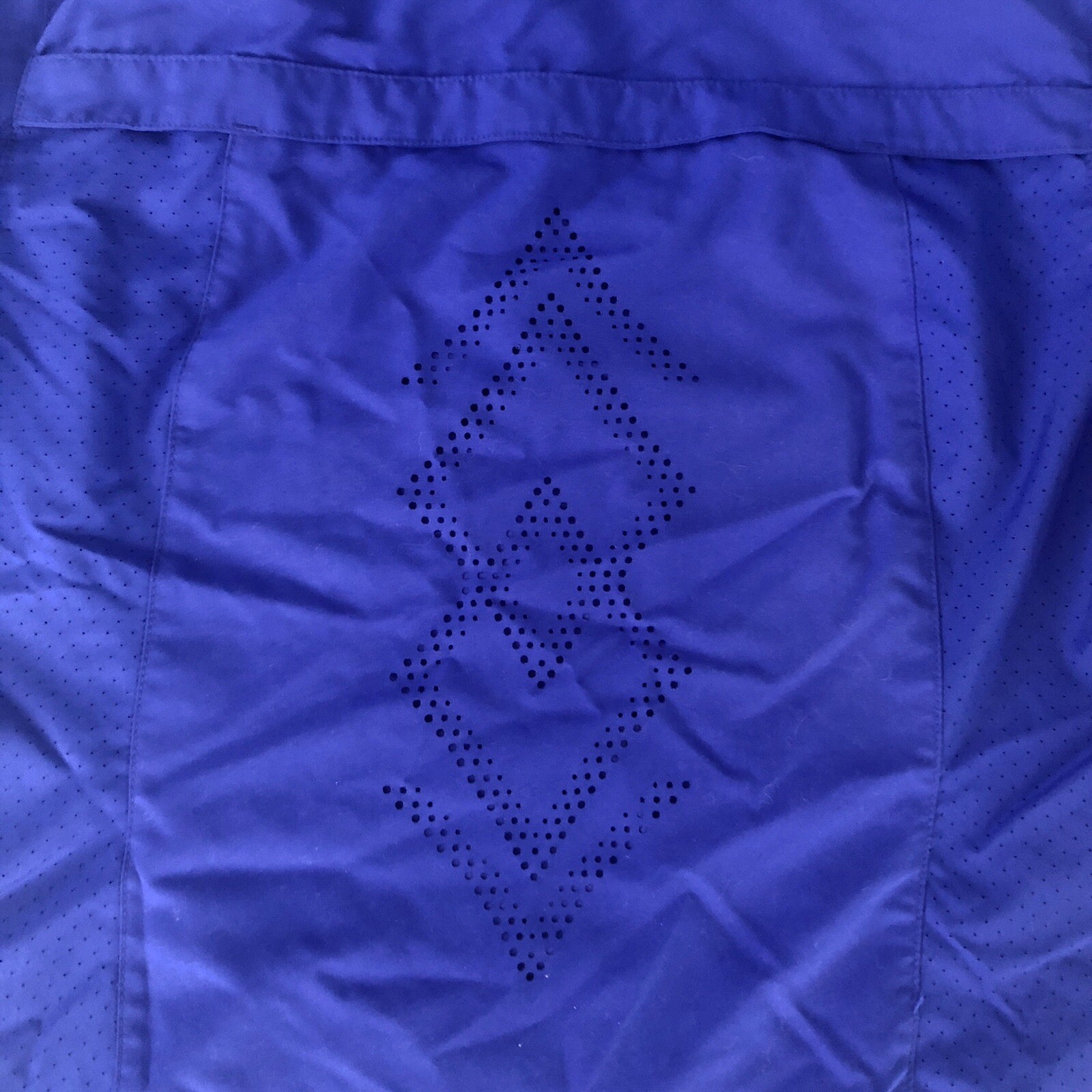 Giacca a vento da corsa Fila Sport blu con cappuccio donna piccolo quarto zip