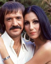 GLOSSY PHOTO PICTURE 8x10 Sonny and Cher Love
