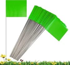 Marking Flags Marker Flags for Lawn 50Pack, 4 * 5 * 15 Inch