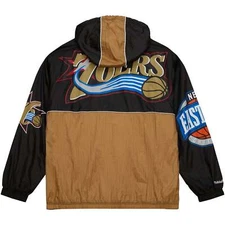 MENS MITCHELL & NESS TEAM OG ANORAK WINDBREAKER 76ERS