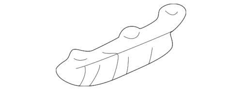 Espaciador del parachoques delantero derecho para Honda (N/P 71193-S5A-003)