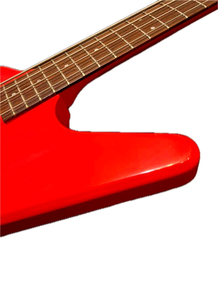 HAMER U.S.A. Bajo Eléctrico Blitz Rojo 1985 De Colección Raro EE. UU. Probado Japón Foto 4 de 4