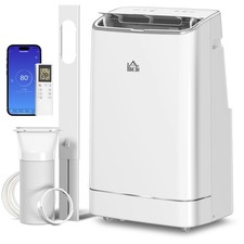 HOMCOM 14000 BTU Portable Air Conditioner Unit with Heater, WiFi Smart App
