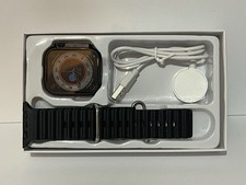 1.99  Screen Smartwatch w/ Black Band   Calls, Fitness Tracking  Notifications